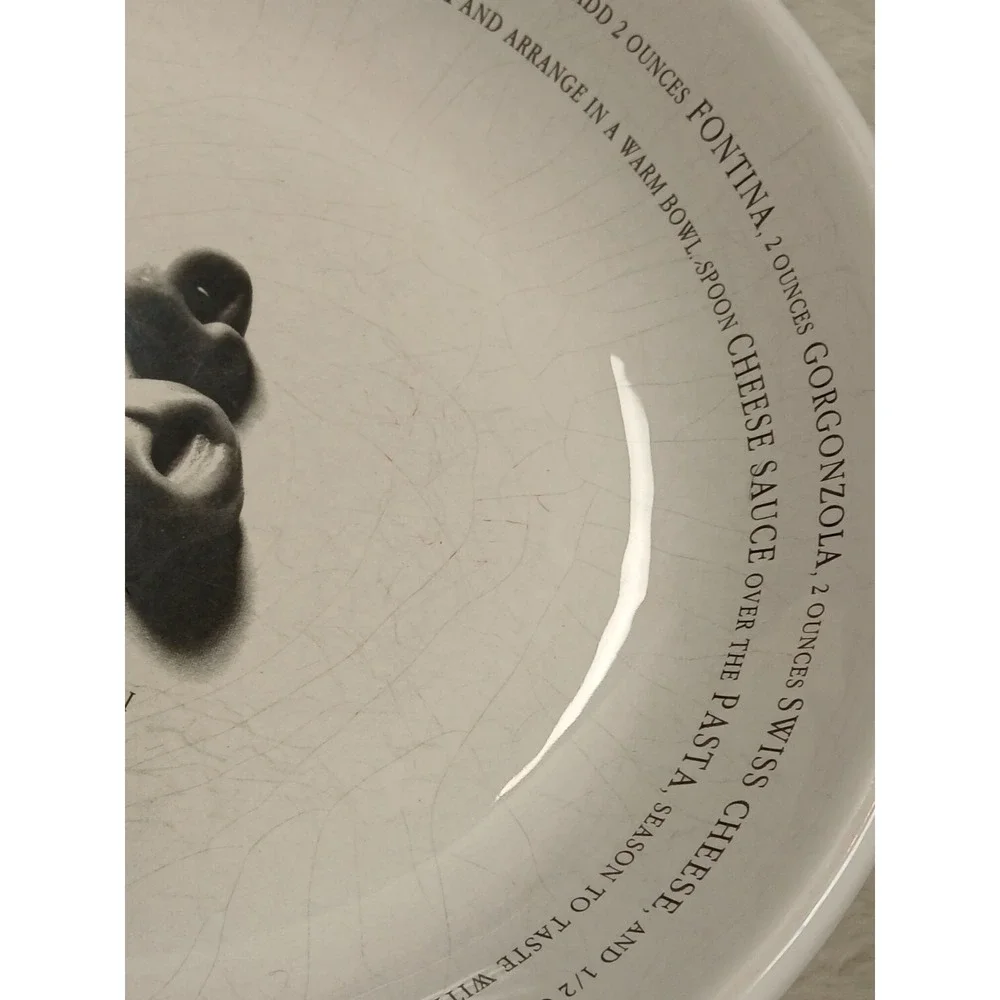 Pottery Barn Rustic Recipe Pasta Bowl  Tortellini‎ Al Quattro  Formaggi